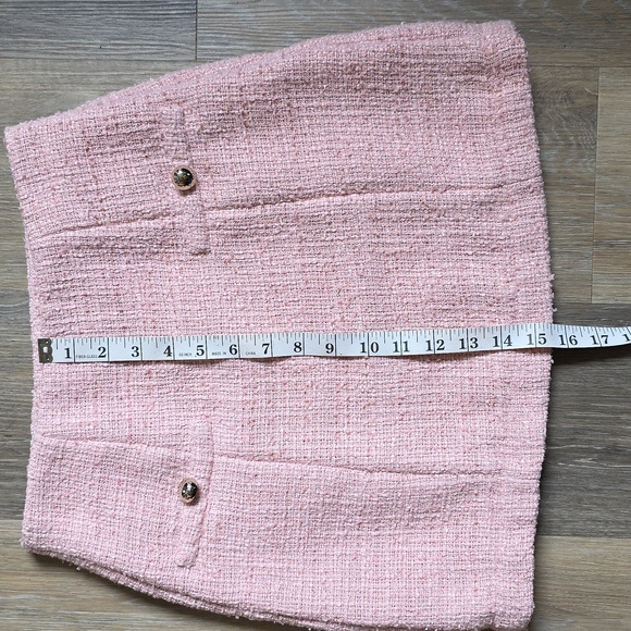 Guess Pink Tweed Skirt - Picture 8 of 16